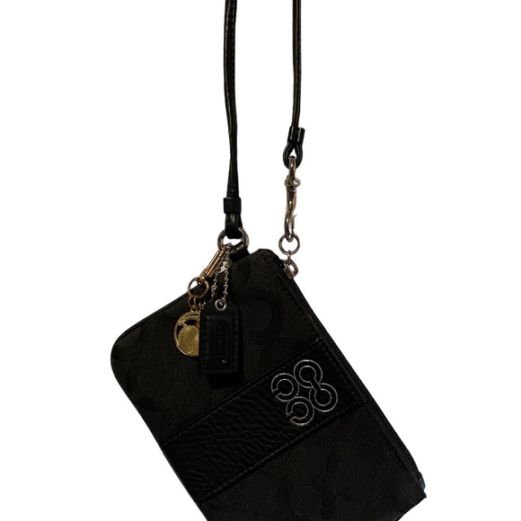 Coach Black Wristlet - Picture 1 of 7